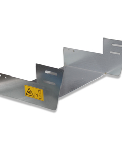 Schutzblech unten EB-Umlenkung 400/Quetschgefahr NNB